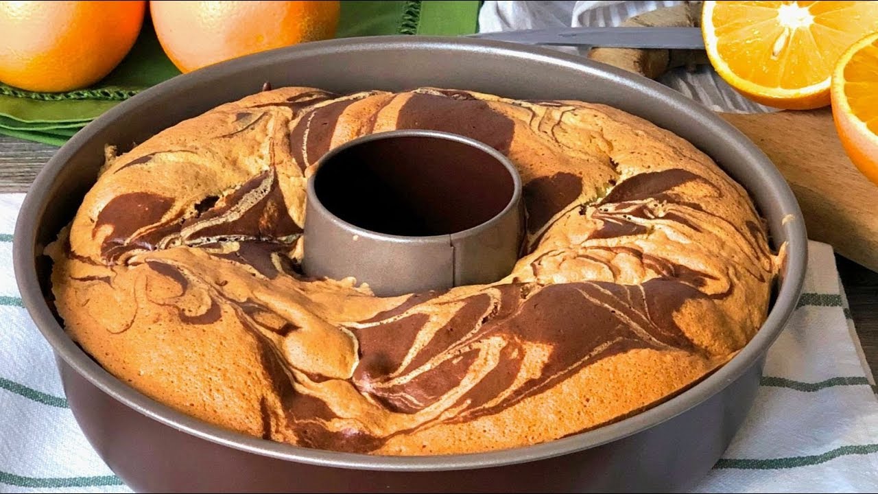 bizcocho de chocolate y naranja súper esponjoso