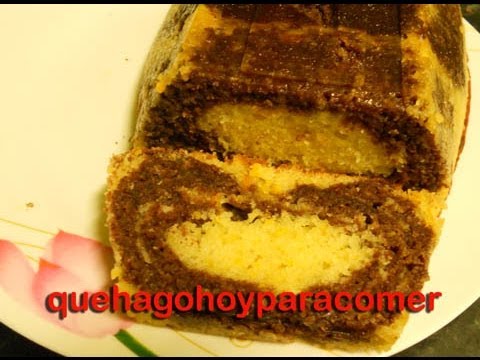 bizcocho de naranja y chocolate yogur