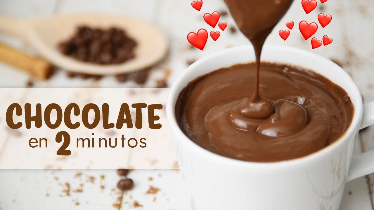 chocolate a la taza en microondas