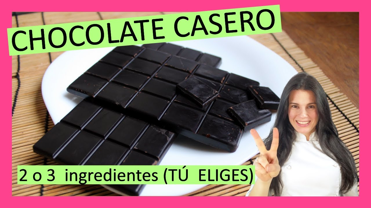 hacer tableta de chocolate con cacao puro