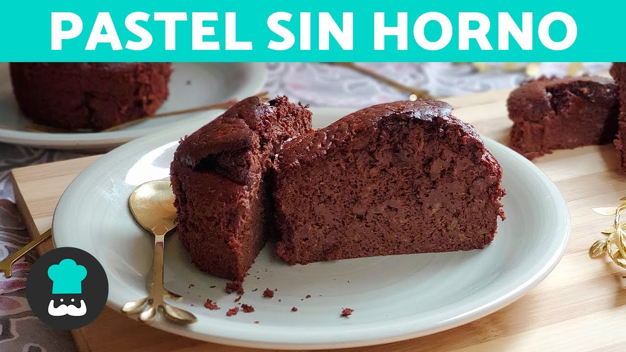 pastel de chocolate sin horno solo 3 ingredientes