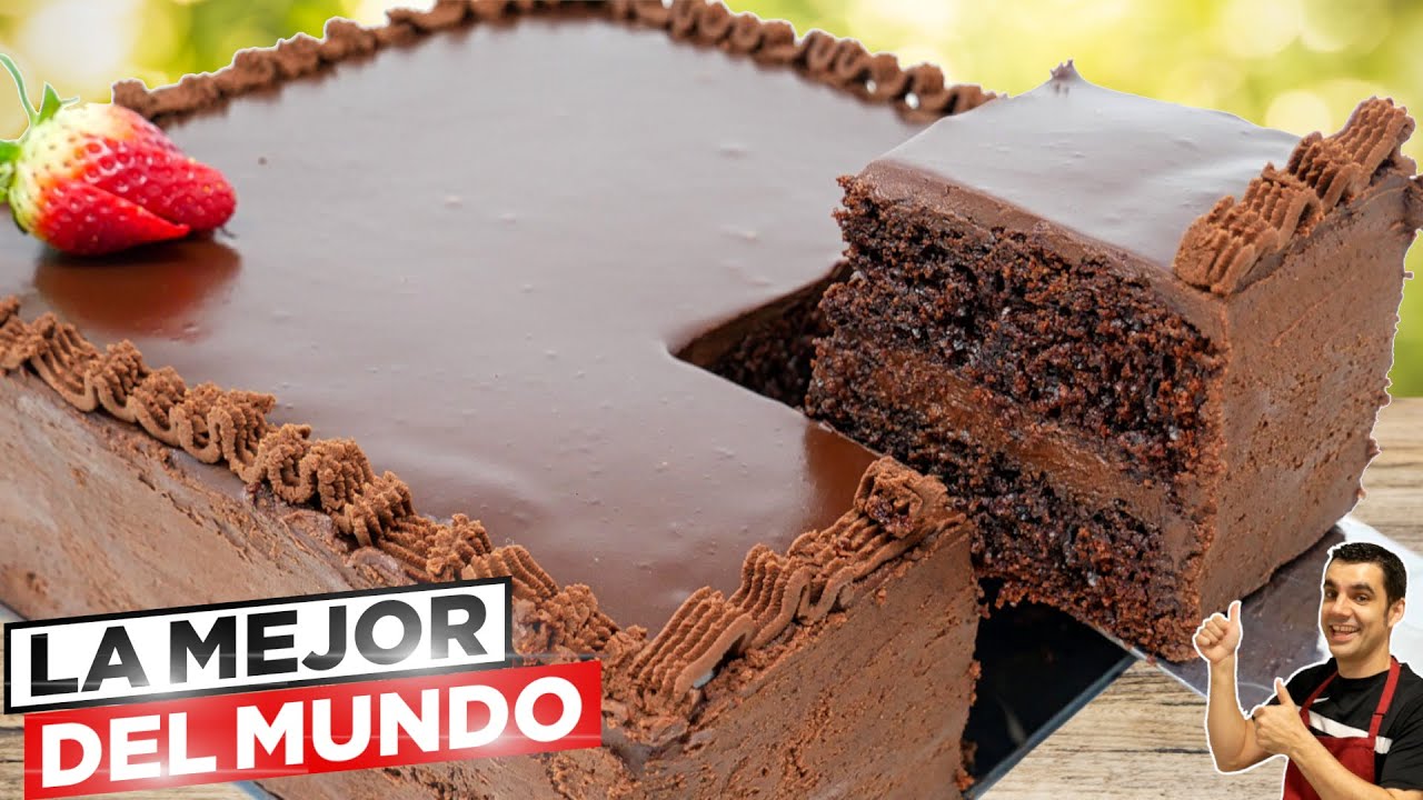 tarta cuadrada de chocolate