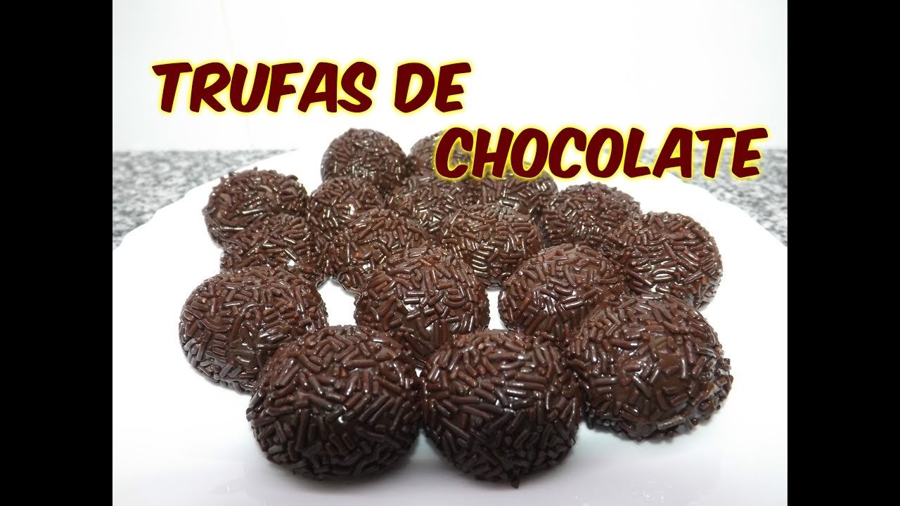 trufas de chocolate como se hacen