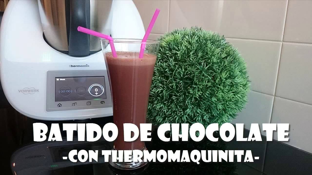 batido chocolate thermomix - juani de sevilla