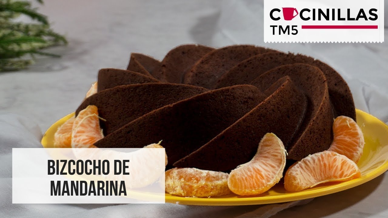 bizcocho de mandarina y chocolate thermomix