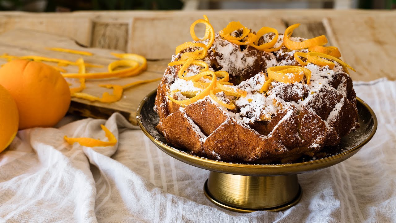 bizcocho de naranja y chocolate la juani