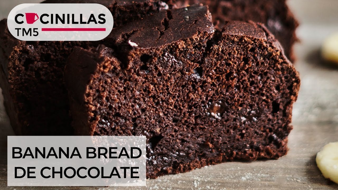 bizcocho plátano y chocolate thermomix - juani