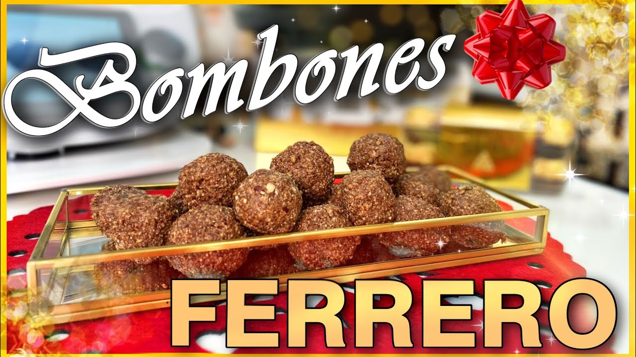 bombones de chocolate y almendras thermomix