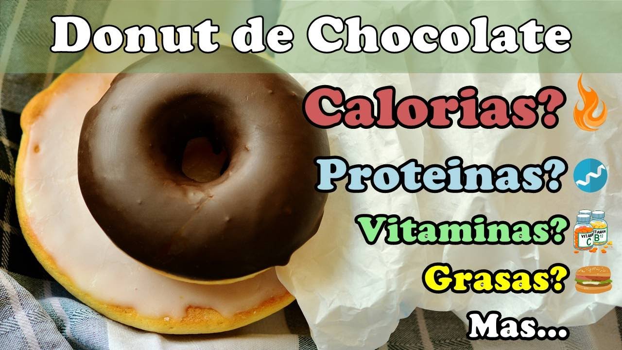 calorias de un donut de chocolate