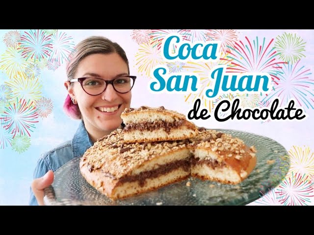 coca de sant joan de chocolate