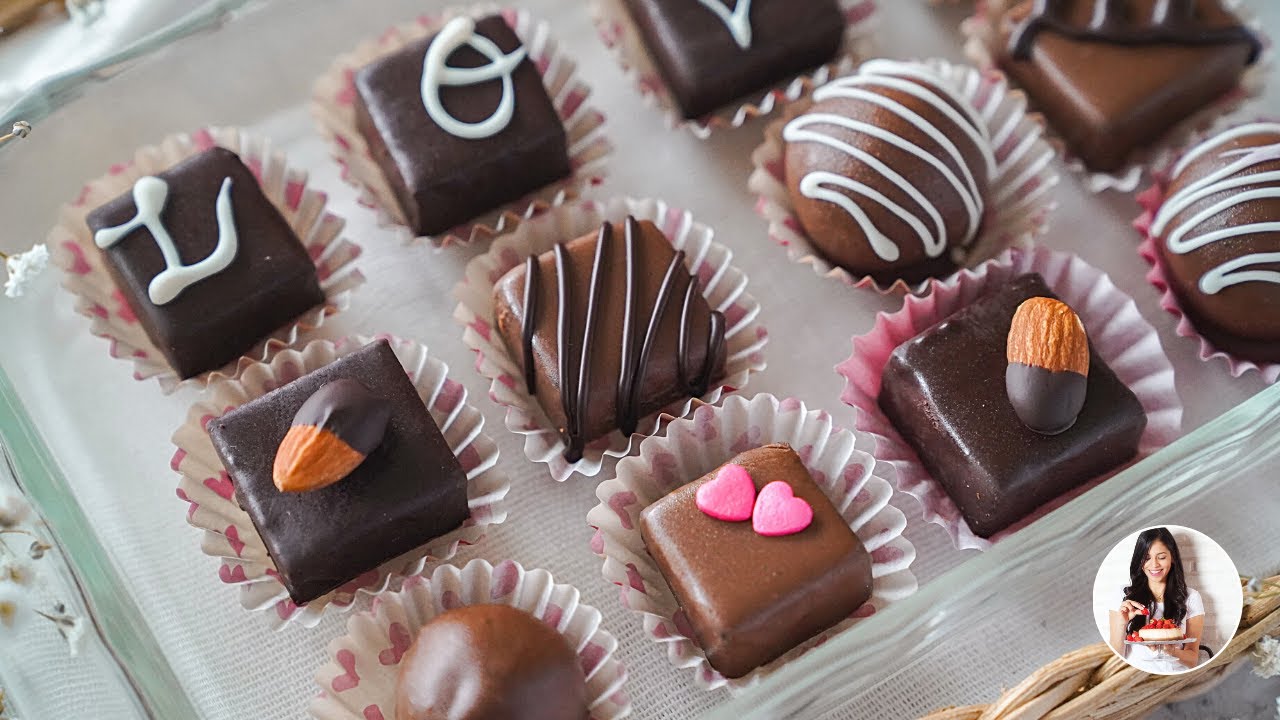 como hacer bombones de chocolate receta fácil