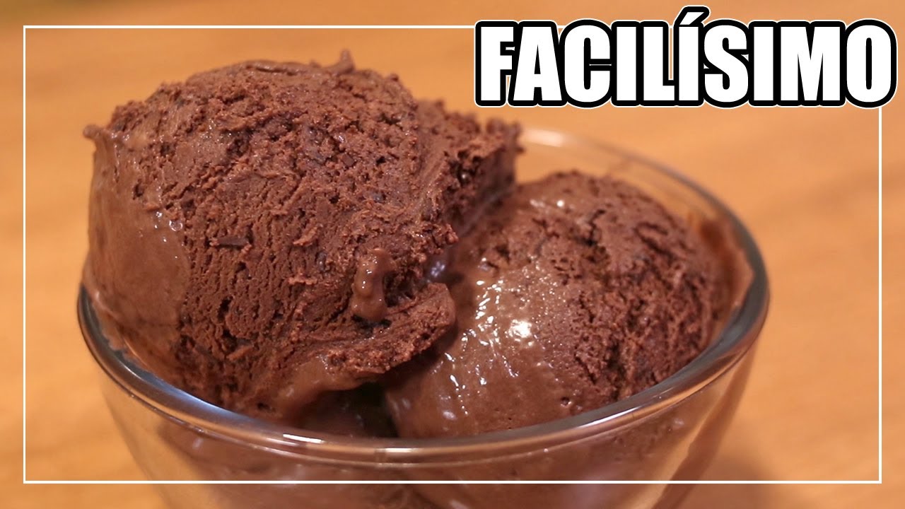como hacer helado de chocolate casero para niños