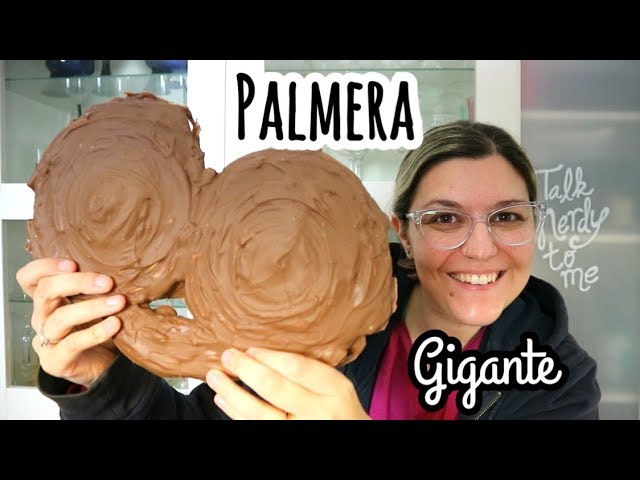 como hacer palmeras de chocolate grandes