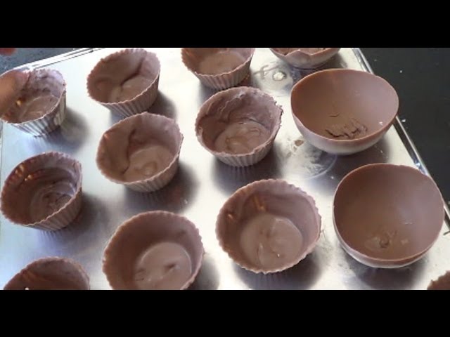 como hacer una cesta de chocolate