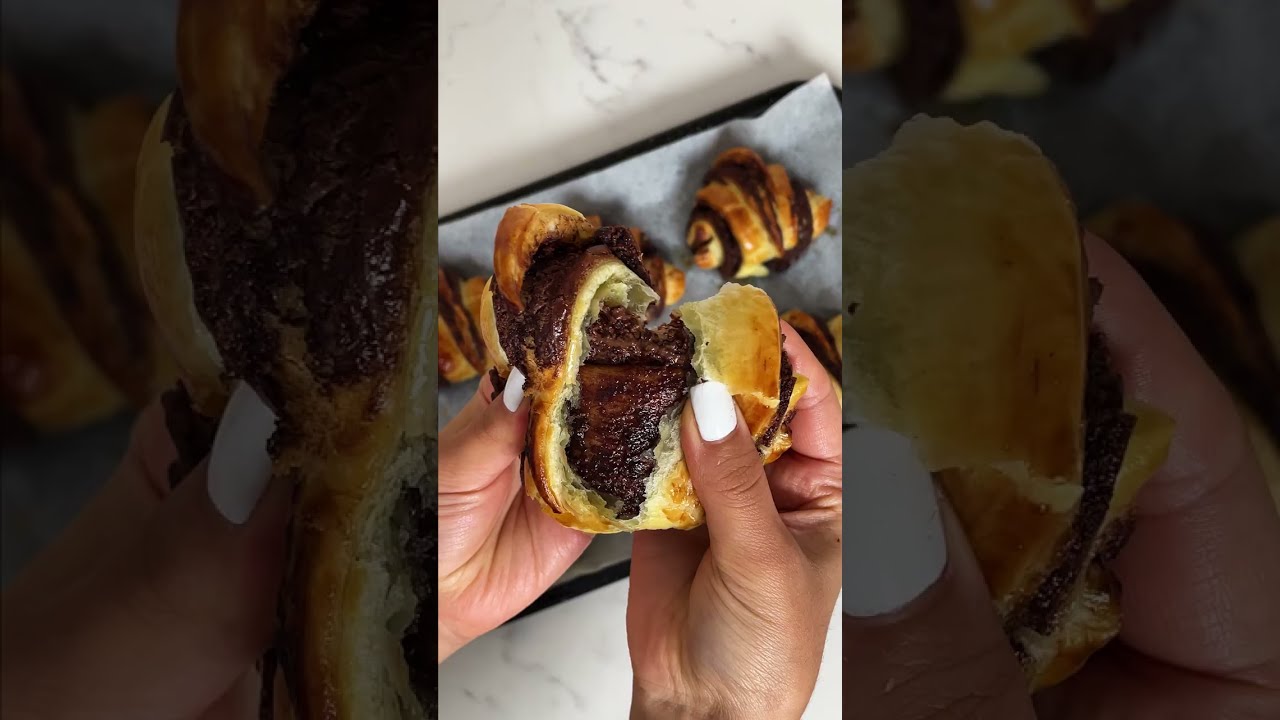 croissant de chocolate nutella