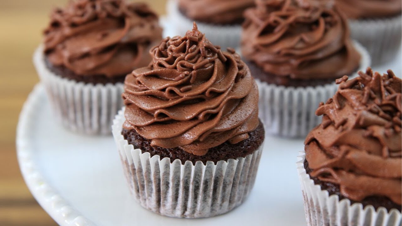 cupcake de chocolate