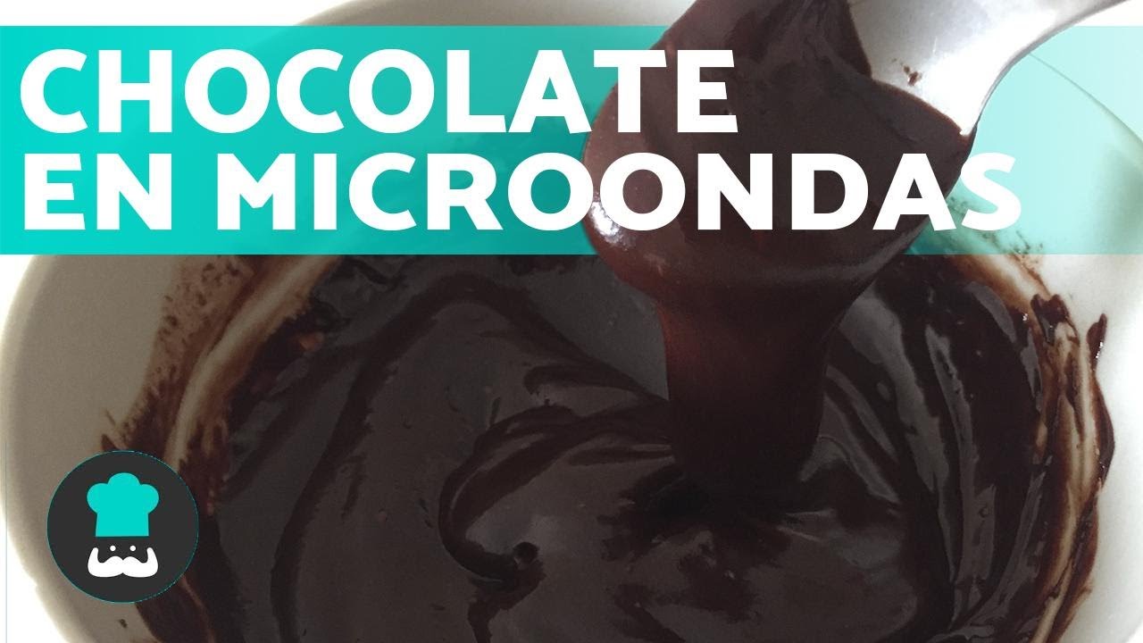 derretir el chocolate en el microondas