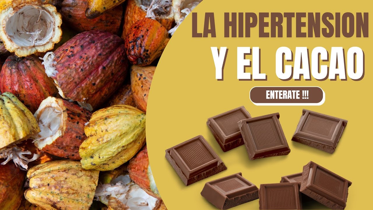 el chocolate sube o baja la tension
