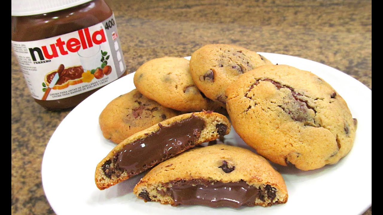 galletas rellenas de nutella
