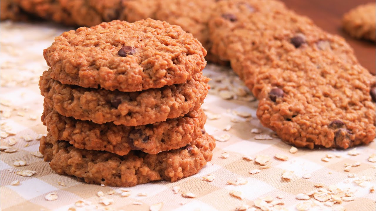 galletitas de avena con chips de chocolate