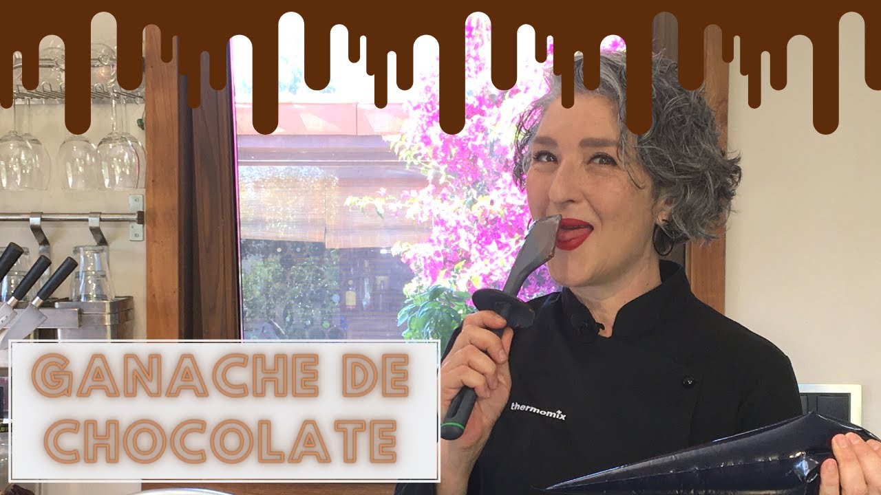 ganache de chocolate thermomix velocidad cuchara