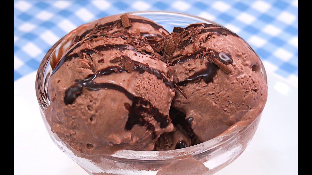 helado de chocolate casero sin heladera