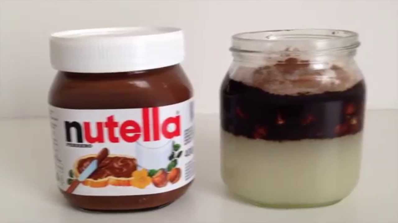 ingredientes de la nutella