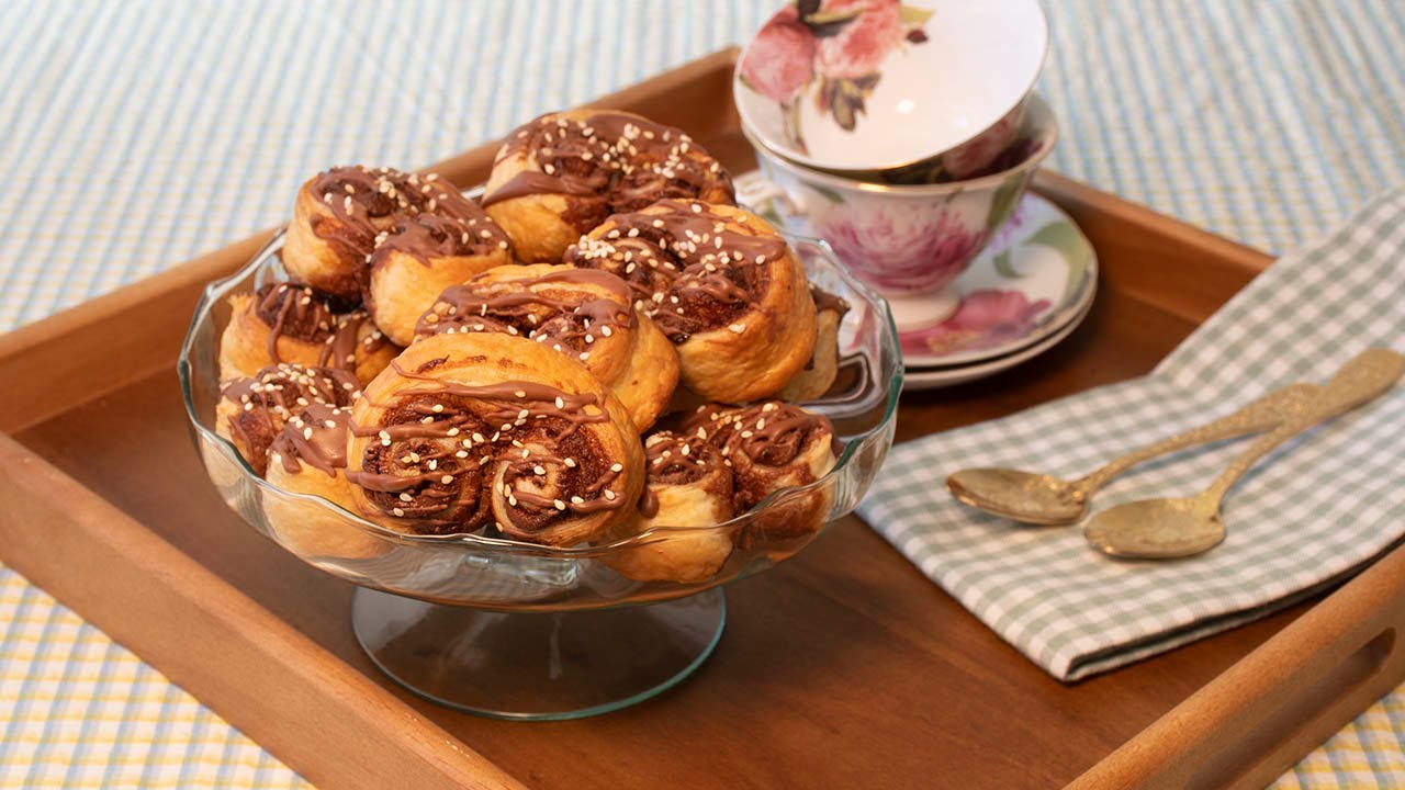 palmeras de chocolate con nocilla