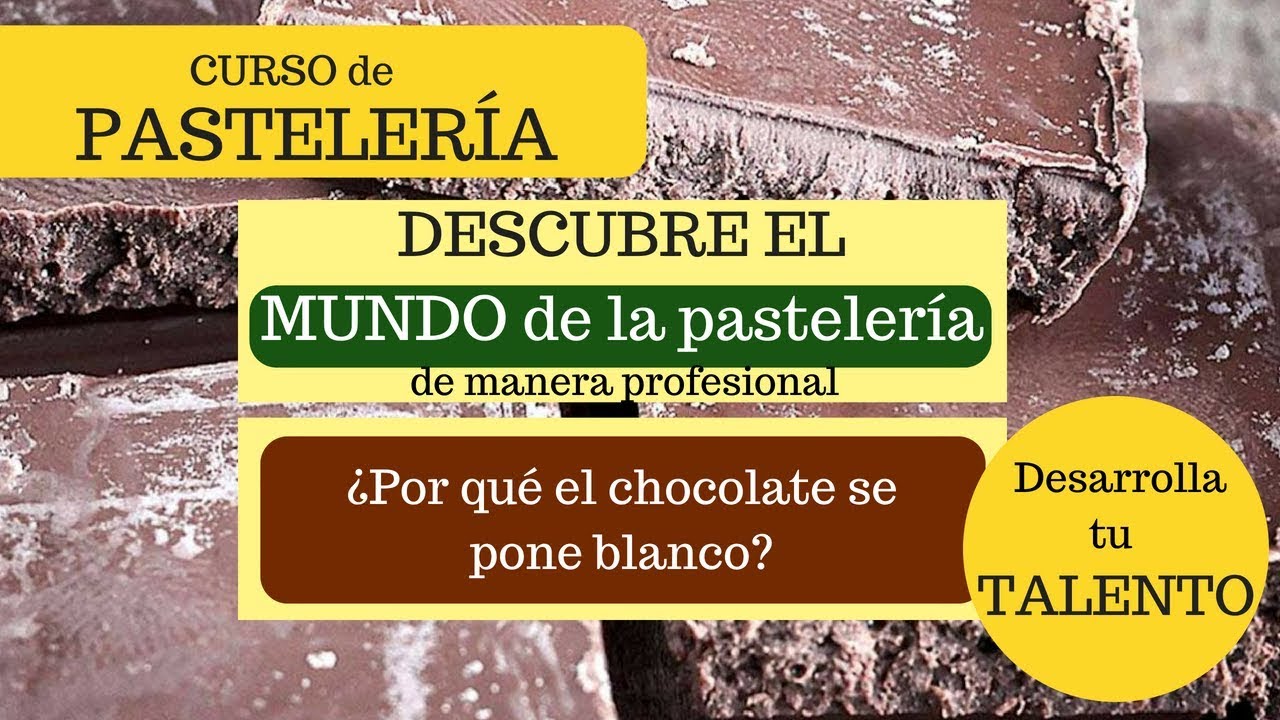 por que el chocolate se pone blanco