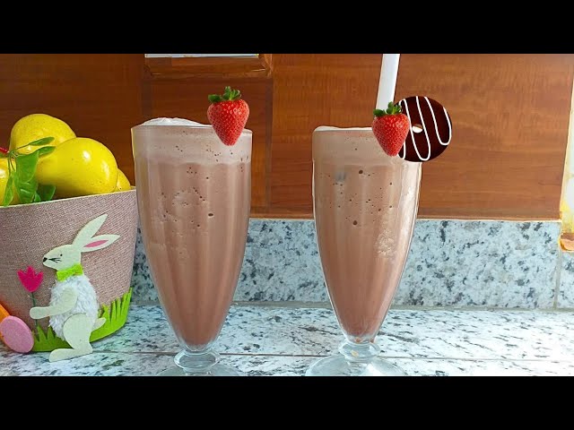 receta batido de chocolate sin helado