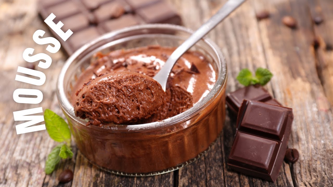 receta de la mousse de chocolate