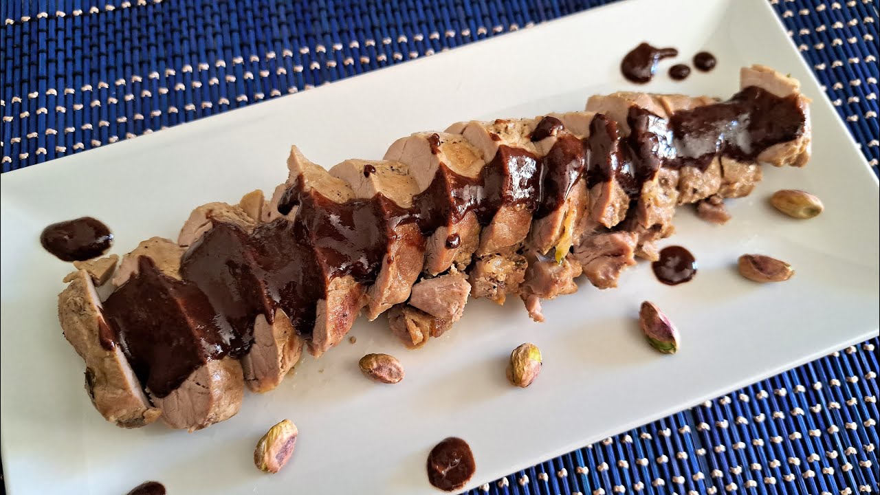 solomillo con salsa de chocolate y naranja