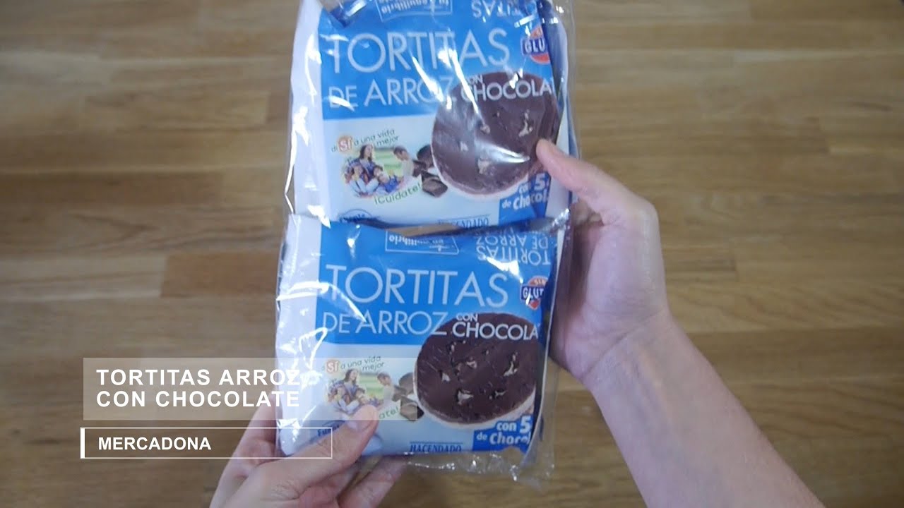 son sanas las tortitas de arroz con chocolate