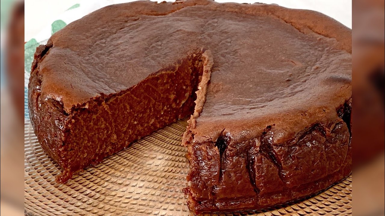 tarta de queso la viña con chocolate