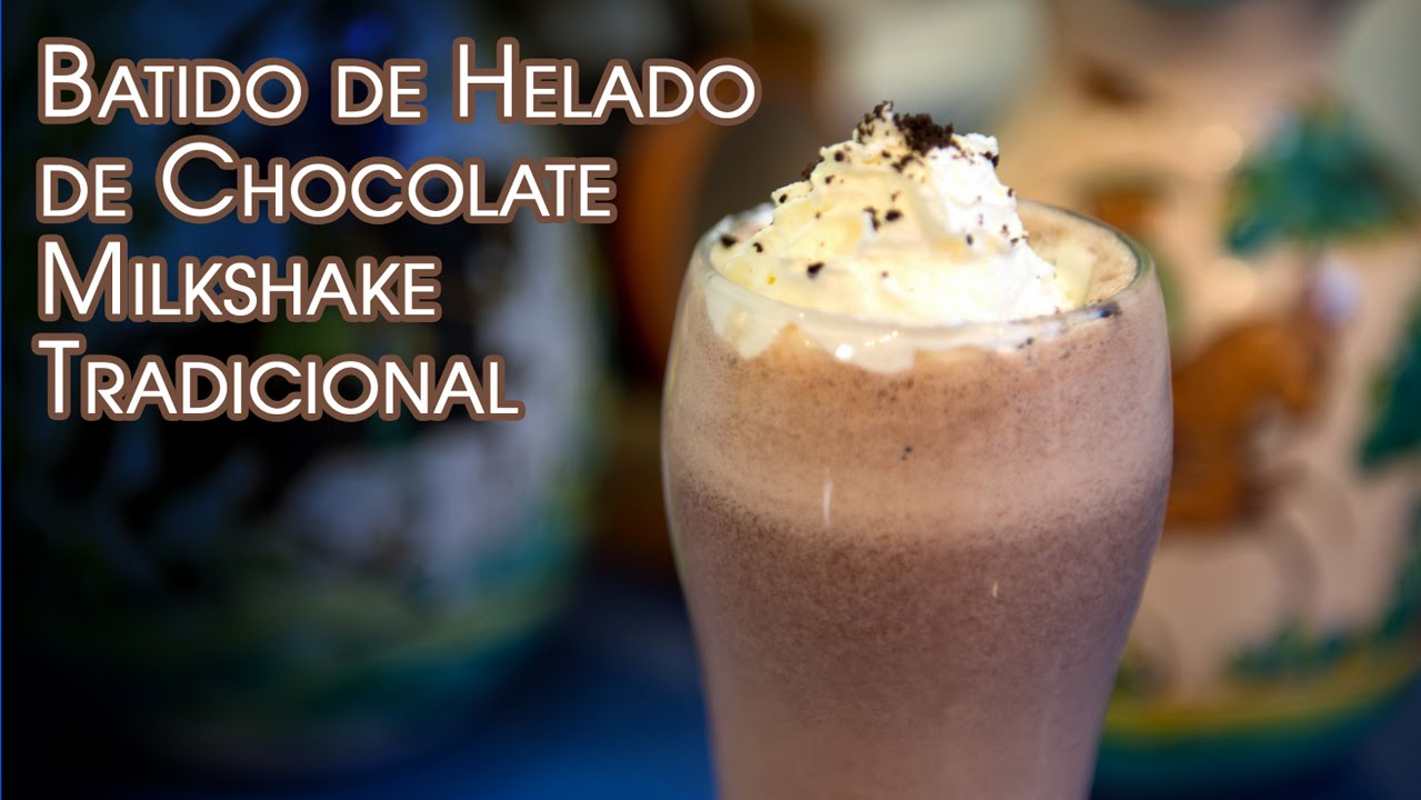 batidos de helado de chocolate