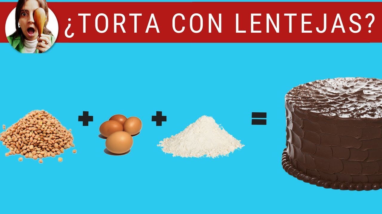 bizcocho de lentejas y chocolate