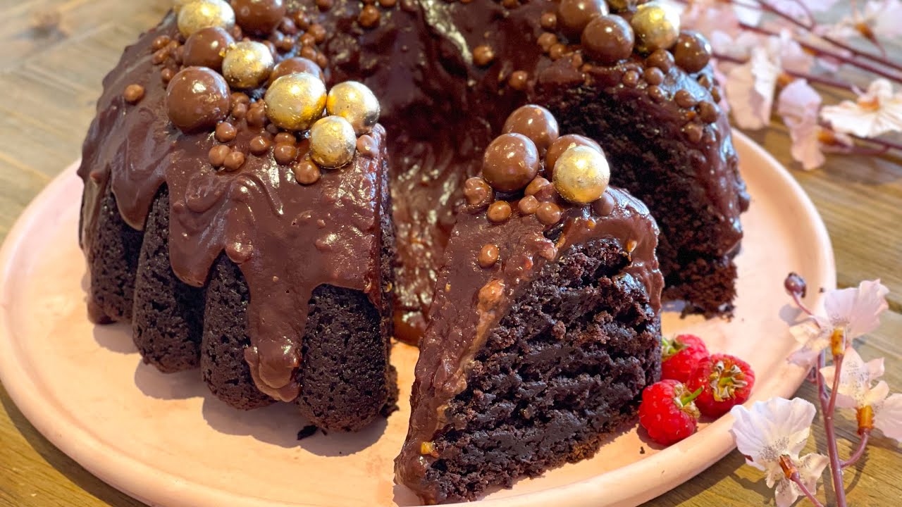 bizcochuelo de chocolate vegano