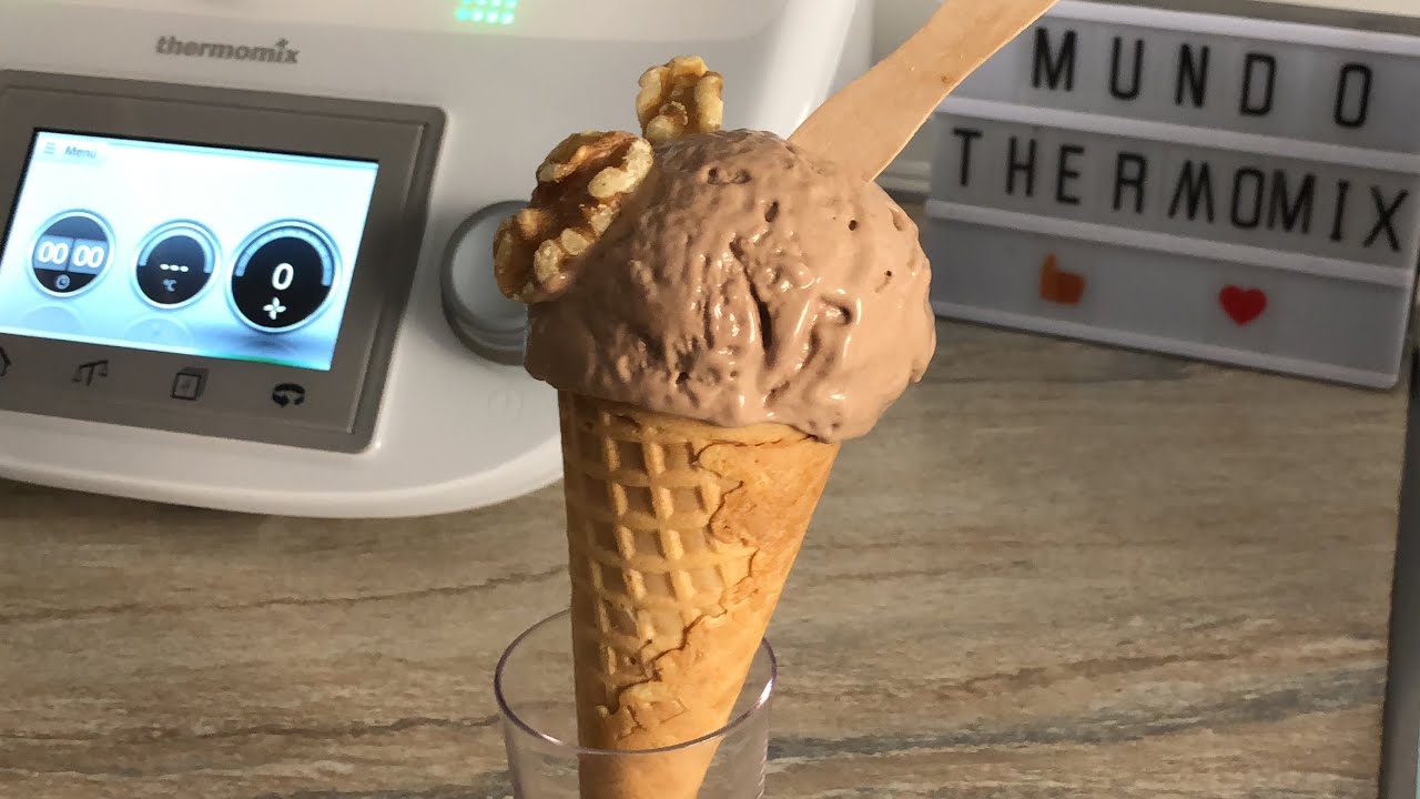 helado chocolate thermomix sin azúcar