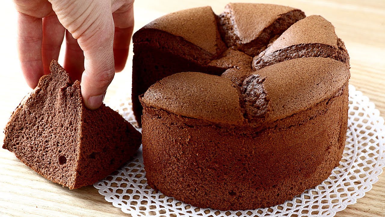 pastel japones de chocolate