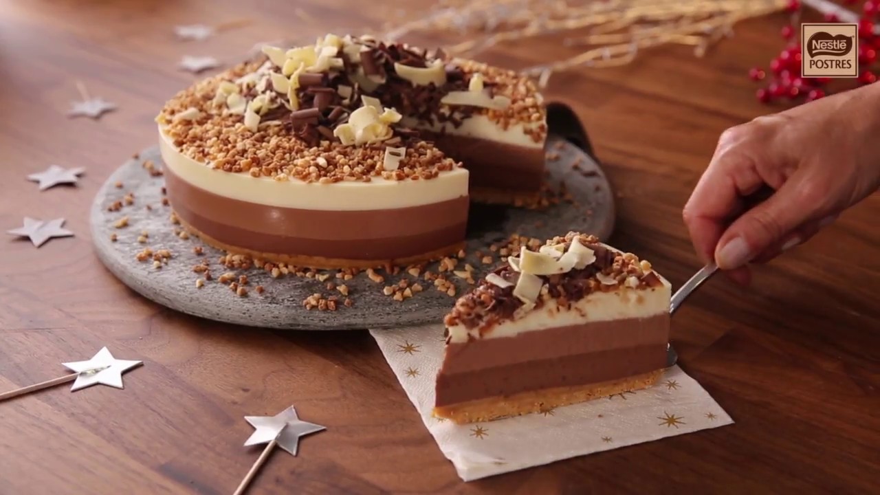 tarta 3 chocolates pequeña