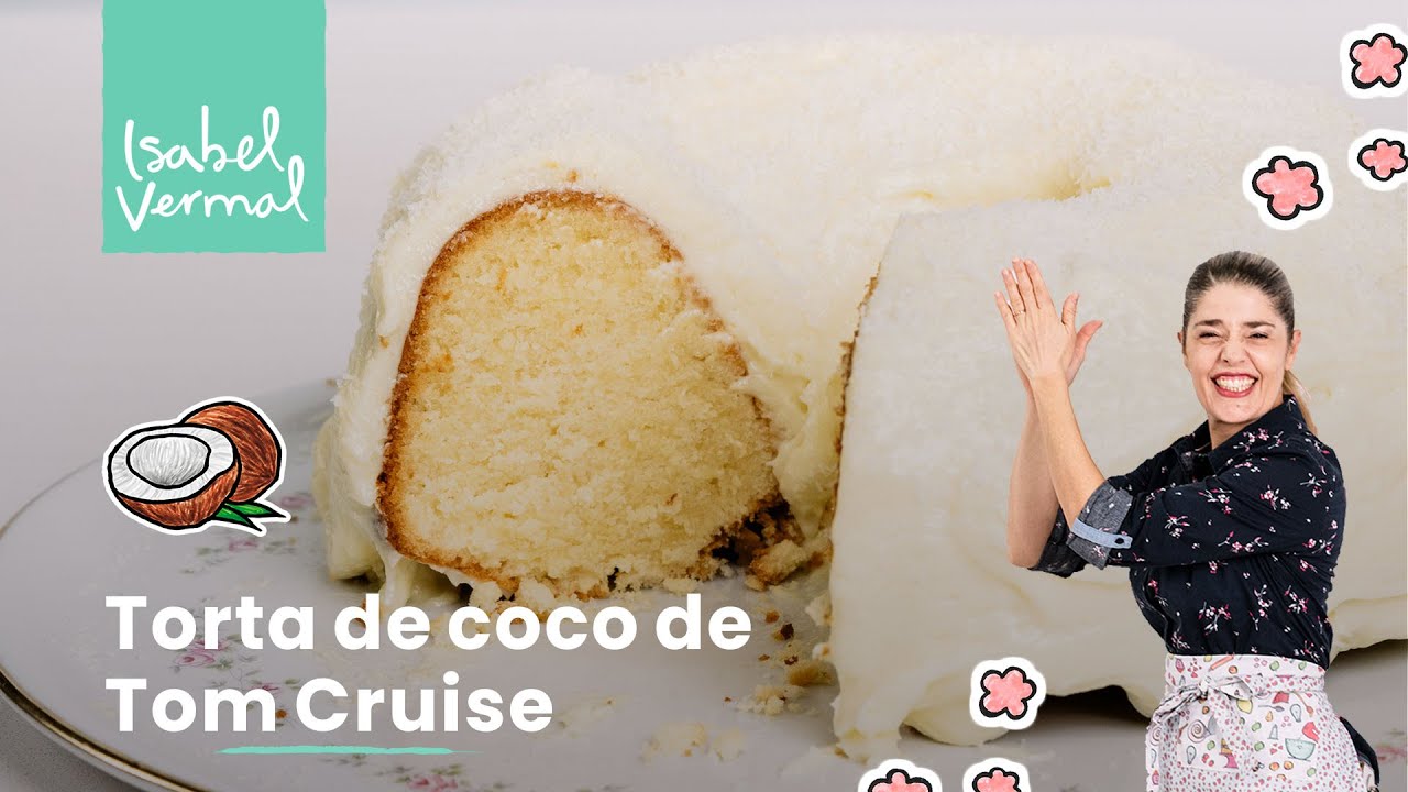 tarta de coco y chocolate