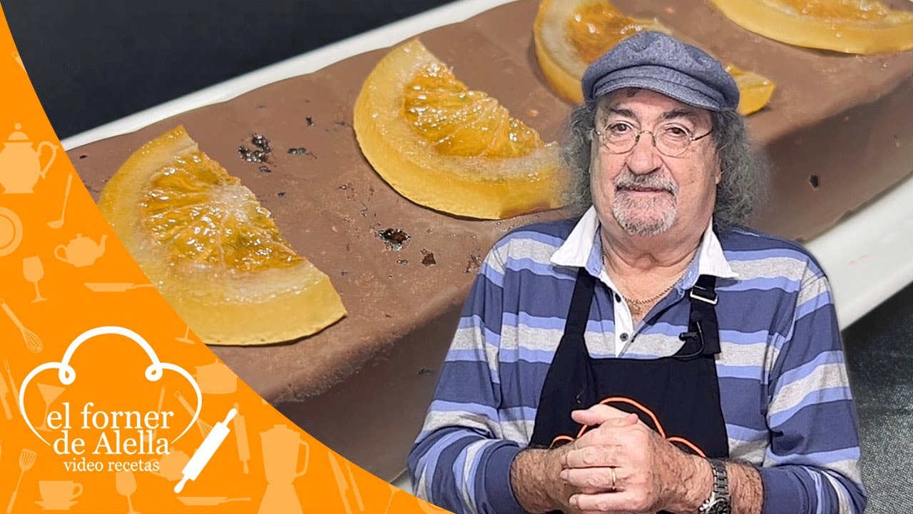 turron de chocolate con naranja